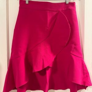Zara Asymmetrical Pink Skirt
